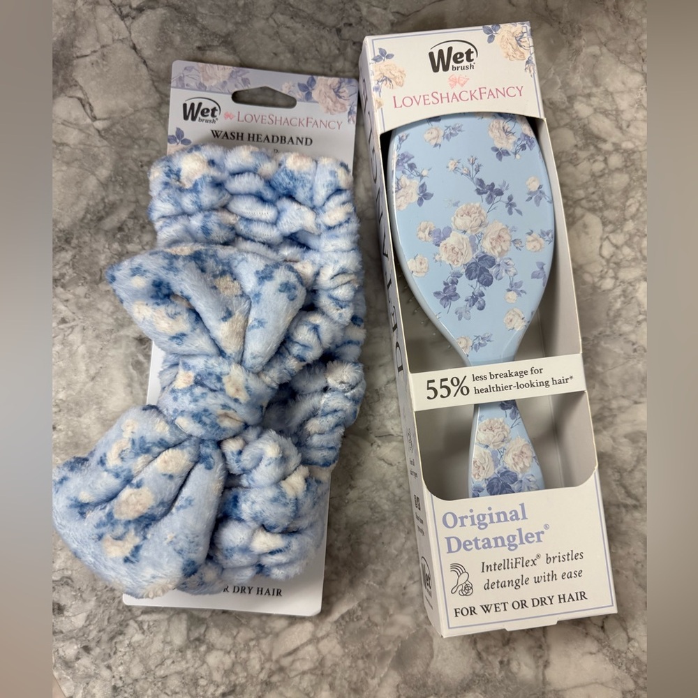 LoveShackFancy x Wet Brush Original Detangler and Wash Headband